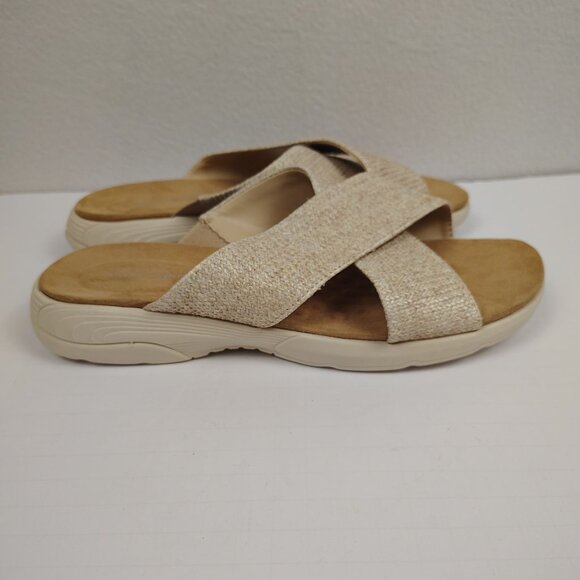 Easy Spirit Taite 2 Woven Slip-On Comfort Slide Sandal Womens 11 Wide - Picture 3 of 7